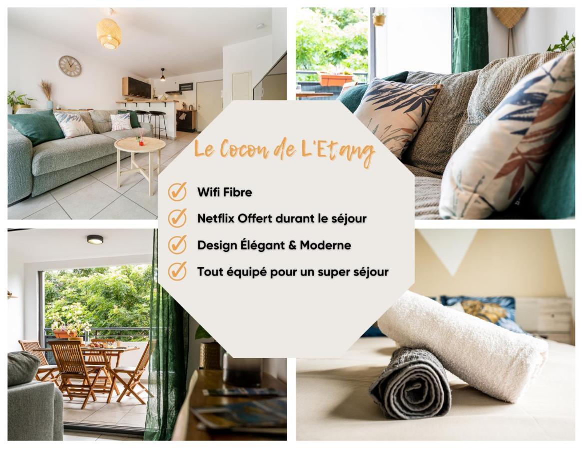 Apartamento Le Cocon De L'Etang Bout de l'Etang Exterior foto